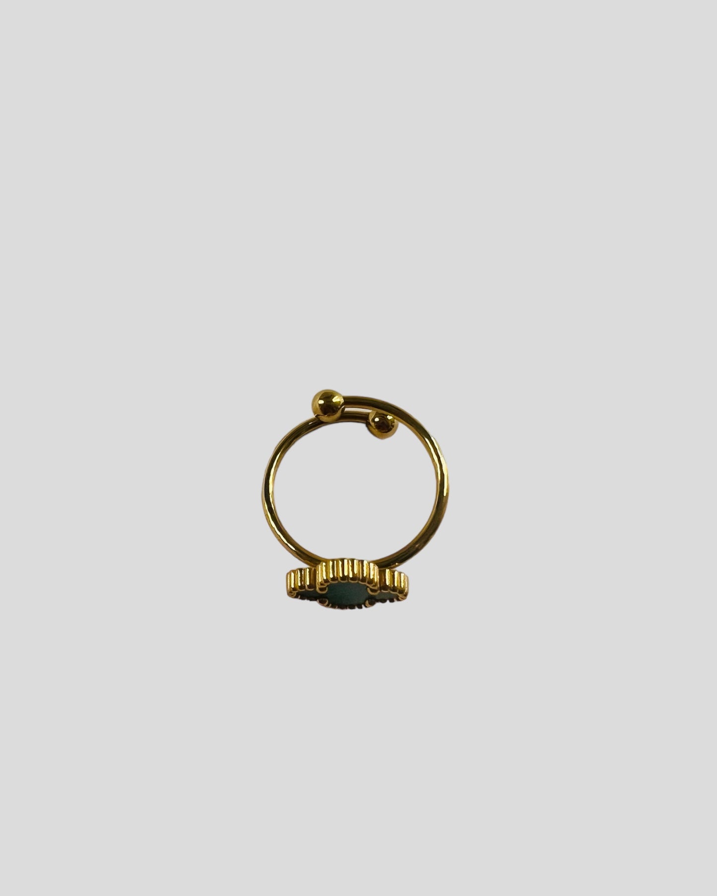 Firkløver Unisize Ring - Grønn