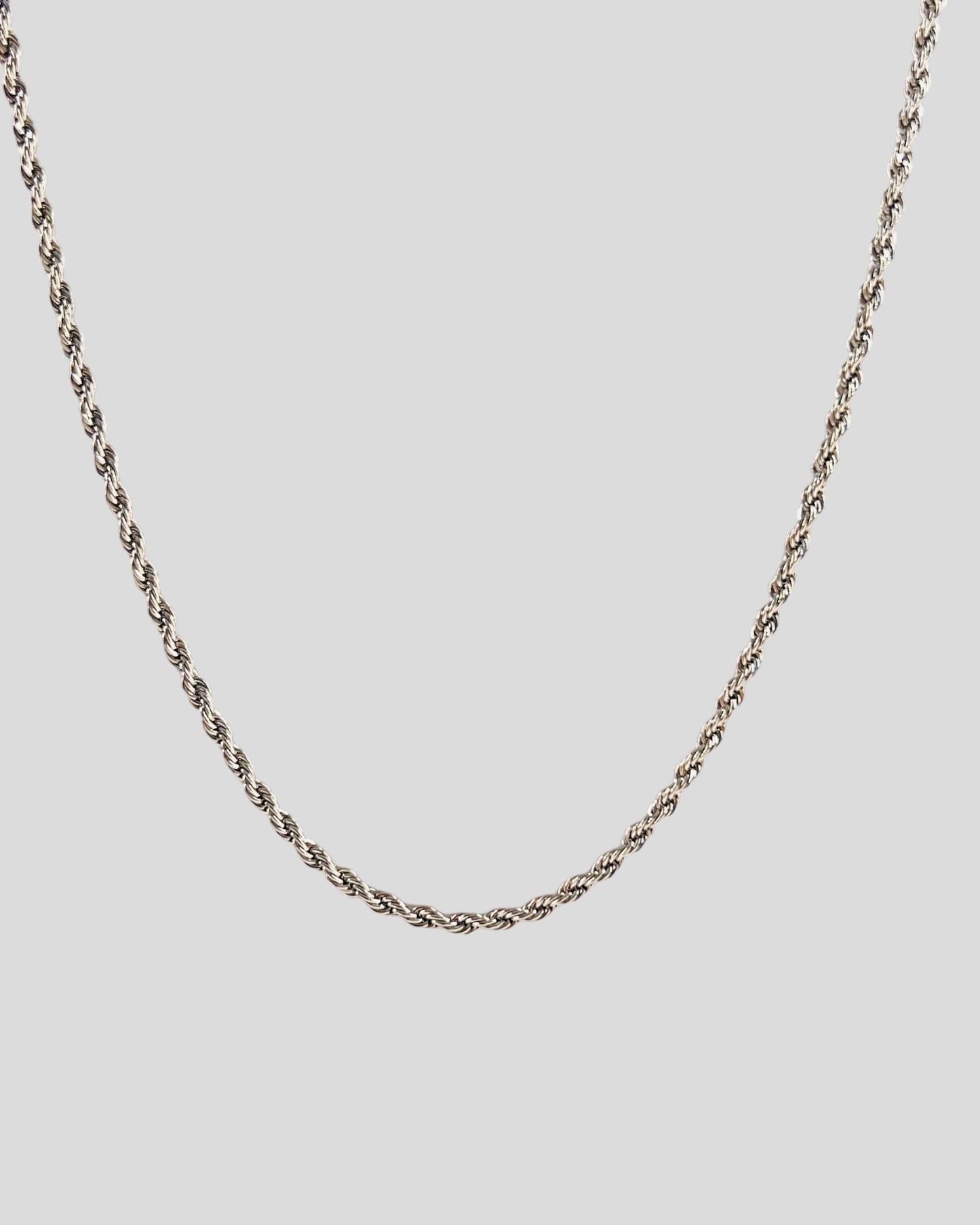 Rope Chain 3MM - Sølv Farve