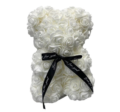 Rosebear Hvid - 25 cm